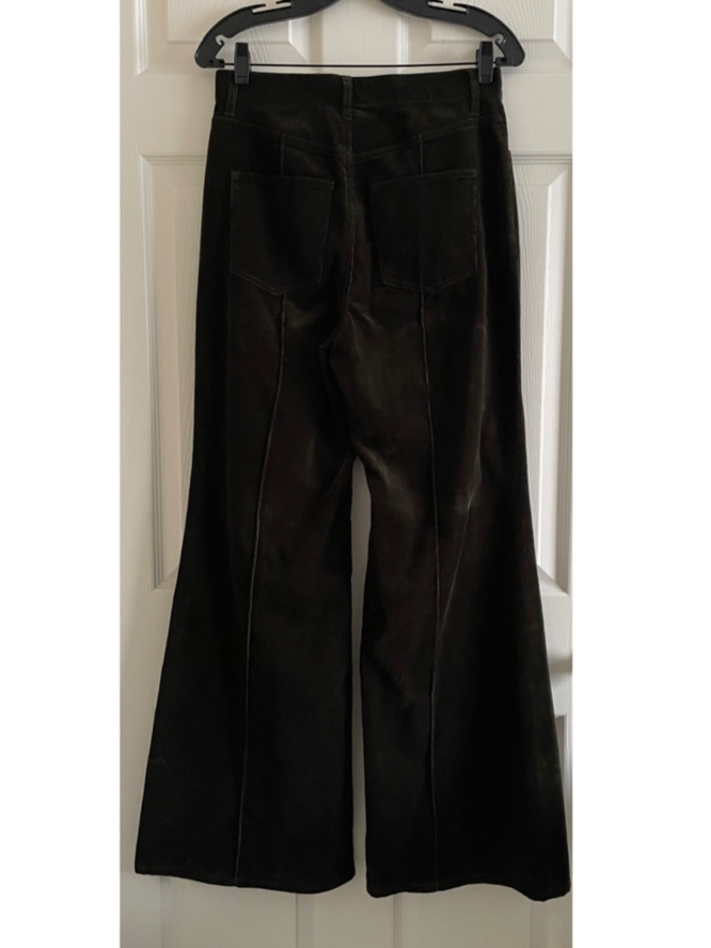 Polo Ralph Lauren Pintucked Corduroy Flare Wide Leg Pants Green - Picture 6 of 10